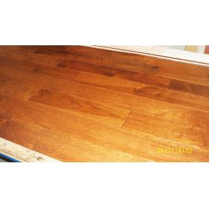 American Hickory Solid Flooring handscraped and Distressed Surface