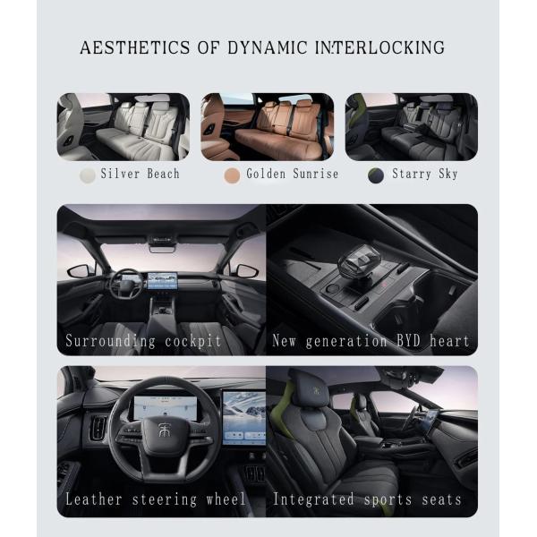 2024 Electric Car BYD Song L Flagship Adult Energy Vehicle 4840x1950x1560 Length*Width*Height