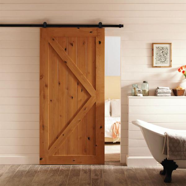 Buy Unfinished Interior Sliding Barn Doors 2.1m Height Soundproof at wholesale prices