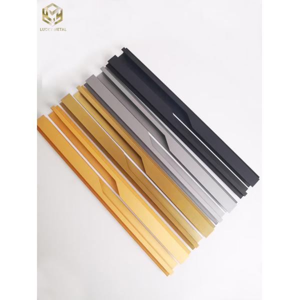 Buy Modern Furniture Wardrobe Long Aluminum Door Handles Drawer Cabinet Handle Profile at wholesale prices