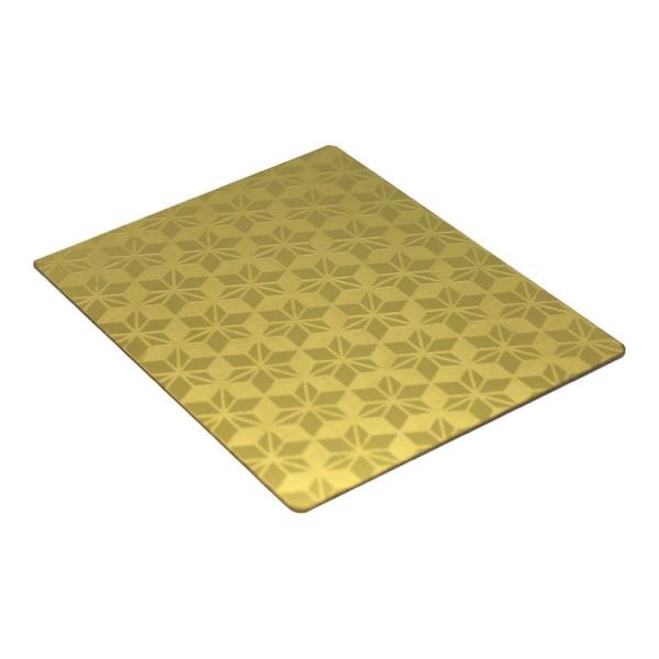 Mirror Etched Stainless Steel Sheet 0.3mm Thickness For Wall Decoration