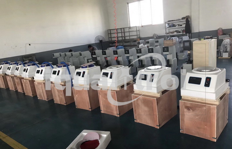 Double Disc Metallographic Grinding and Polishing Machine Fixed Double Speeds