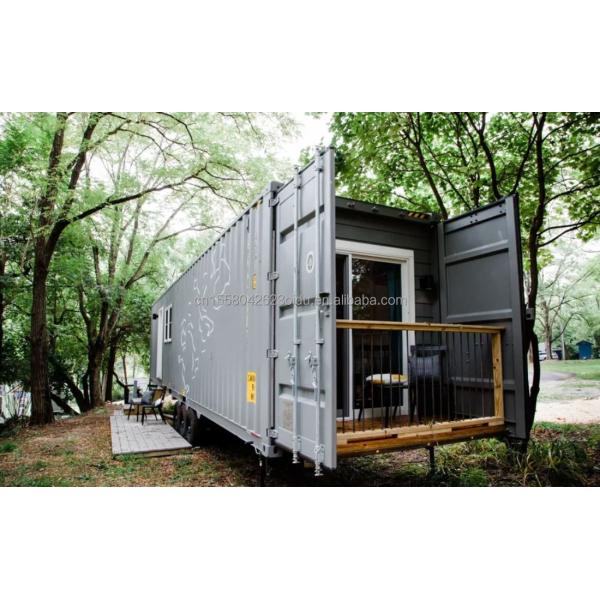 40ft Shipping Container Transformation for a Convenient Family Home Bedroom Living Room Kitchen and Bathroom Included