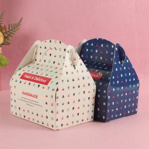 Cardboard CMYK Custom Food Packaging Boxes Birthday Wedding Cake