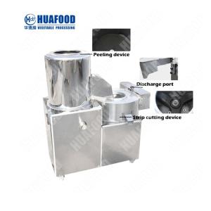 Heating Big Capacity Continuous Brush Potato Peeling Carrot Washing And