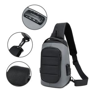 900D Laminating Oxford Anti Theft Chest Bag