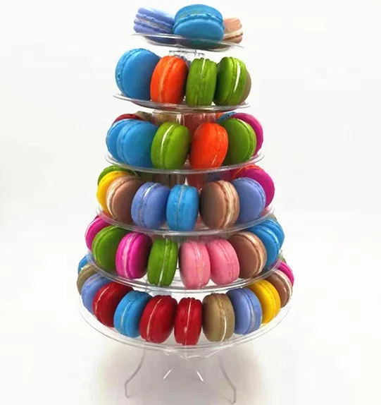 18g Snap-On Closure Plastic Macaron Packaging for Disposable Food Tray Closure