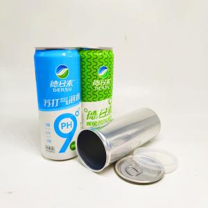 500ML Aluminum Beverage Cans With Easy Open Ends Slim Sleek