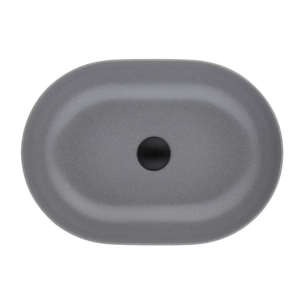Buy Oval Shape Top Mount Granite/Quartz Composite Bathroom Vessel Sink at wholesale prices