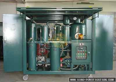 Buy 9000L / H Vacuum Lubricating Oil Purifier 120 Kw Explosion Proof at wholesale prices