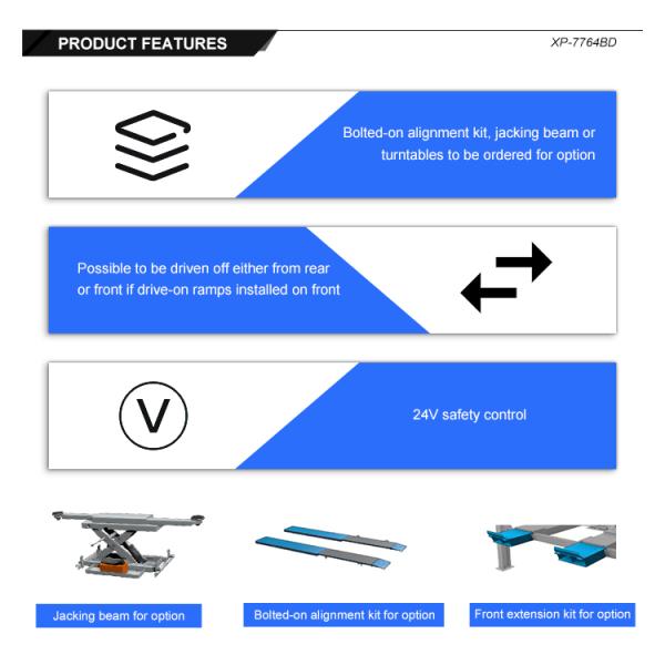 High Quality Four Post Car Lift