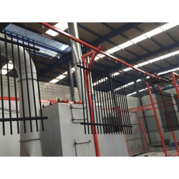 Steel fence 2100mmx2400mm Panels Stain Black Interpon Powder Rail 40mm and 50mm Upright 25mm