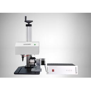Round Cylinder Rotary Dot Pin Marking Machine / Metal Engraving Machine