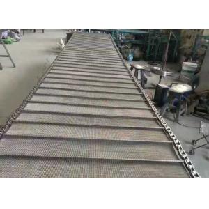 Spiral Woven Wire Mesh Chain Conveyor Belt Food Grade SS Material