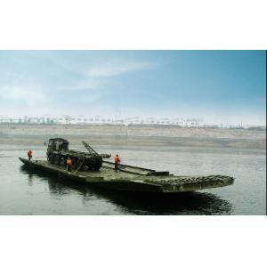 Carriageway Width 5m Military Pontoon Bridge Design Wheel Load 83t