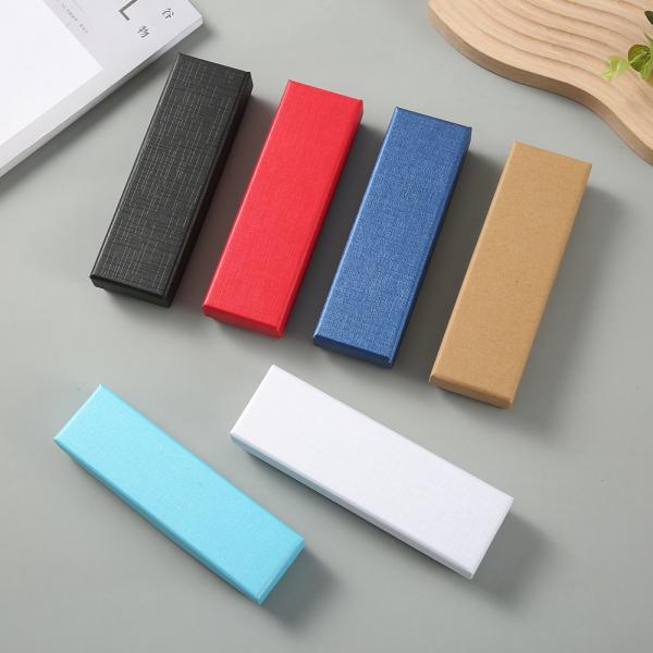 Buy Custom Printed Paperboard Jewelry Gift Box 17.5x5.5x3cm at wholesale prices