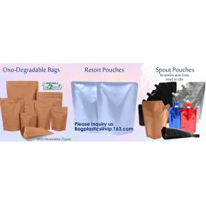 Recycled Eco Friendly Corn Starch k Stand Up Food Packaging 100% Compostable