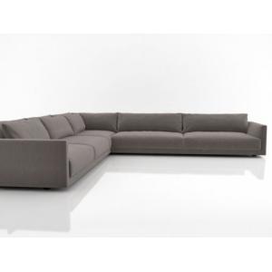 L Shaped customized simple large and small size Italian Dining room sofa