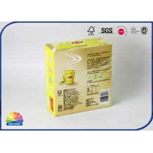 Offset Printed Tea Bag Folding Carton Box Reusable Eco Friendly