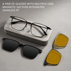 Large Frame Optical Glasses Set Of Polarized Night-Vision Film