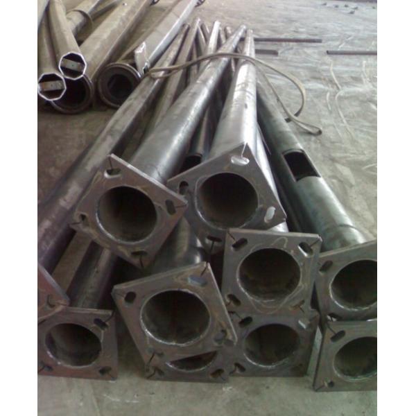 9 Meter Steel Utility Poles High Mast Light Galvanized Metal Pole