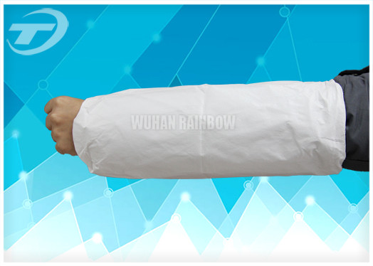Disposable Sleeve Covers With Microporous Fabirc , Size 46 X 22cm