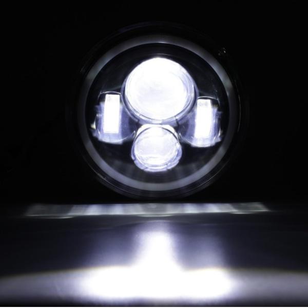 12V DRL Jeep Wrangler Offroad 80W Halo Fog Lights