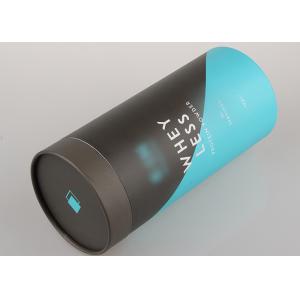 Plastic Composite Can Packaging With Paper Print Cover SGS Certification