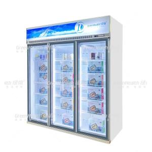 OEM Service Upright Glass Display Freezer With Variable Frequency
