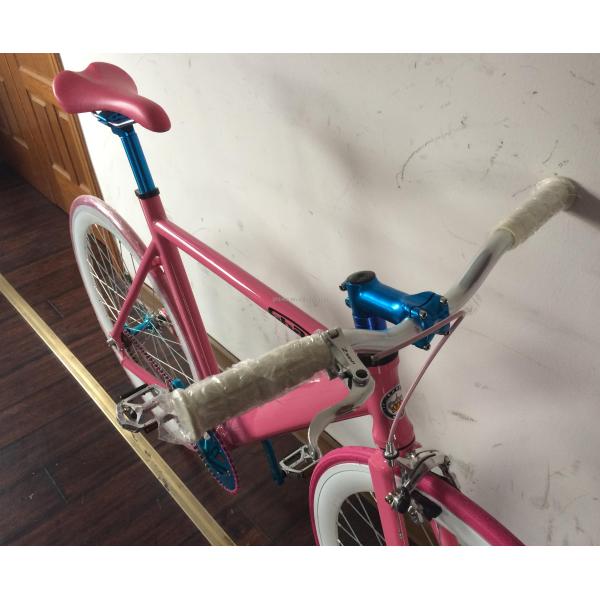 ODM Logo OEM Color 700C Single Speed Track Bike with Lightweight Aluminum Frame and Fork