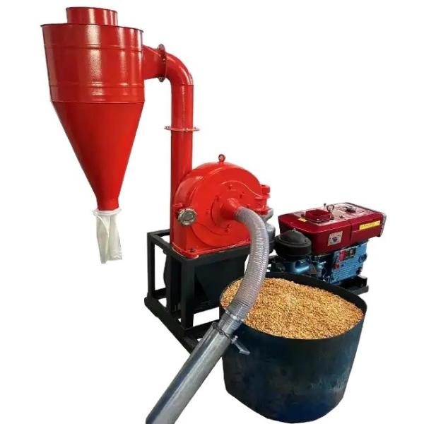 Buy YIFENG AGRO 2500KG PER HOUR DIESEL ENGINE AUTO FEEDING GRINDER MACHINE 0.2MM-8MM SCREEN AVAILABLE at wholesale prices