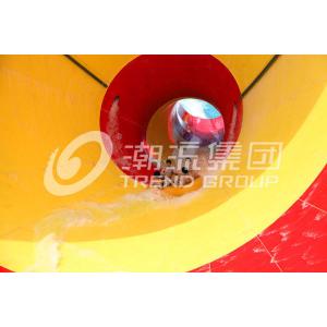 Big Tornado Fiberglass Pool Slides , High Capicity Family Water Slide Games