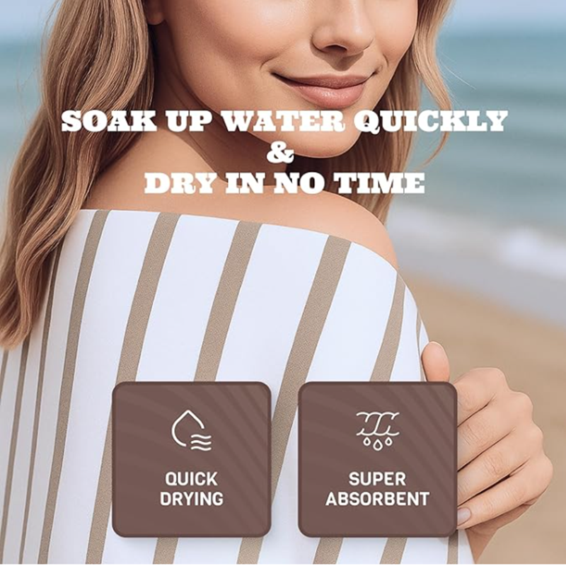 Stylish Beach Towel for Summer Retreats and Poolside Elegance