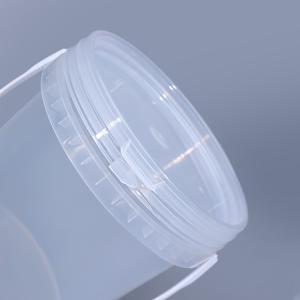 Customizable 1L-20L Clear Food Grade Snacks Milk Tea Packing Bucket With Lid for