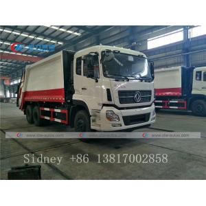 China Dongfeng Kinland 6X4 Compression Garbage Truck With Q235B Steel Body on sale