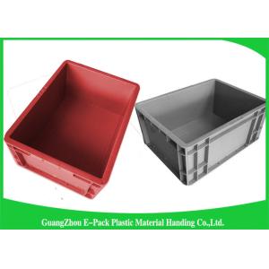 Large Standard Warehouse Plastic Euro Stacking Containers 800*600*340mm