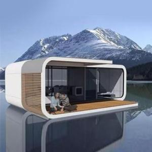 Apple House with Good Appearance Interior Staircase 40ft Double Layer