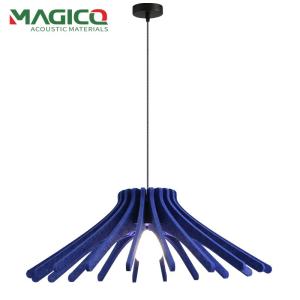 Home Decoration Hanging Lightshade Handmade Soundproof Felt Light Mushroom Model