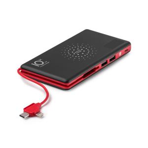 Smart LCD Display Wireless Power Bank 10000mAh with 3-IN-1 Cable Universal