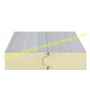 PU 150mm 200mm Sandwich Wall Panels With Excellent Gloss Retention