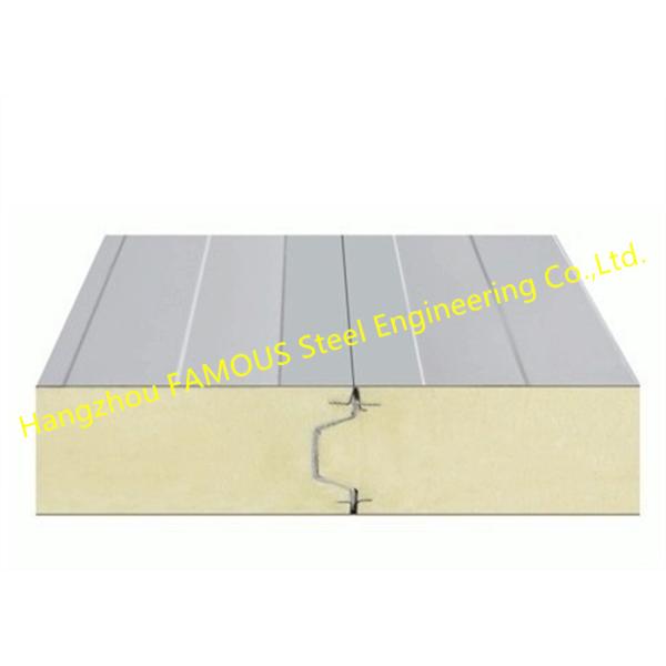 Buy PU 150mm 200mm Sandwich Wall Panels With Excellent Gloss Retention at wholesale prices