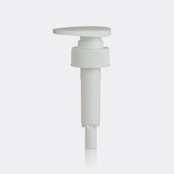 33/410 Ribbed Closure Options Plastic Lotion Pump Down Lock for Customized Needs