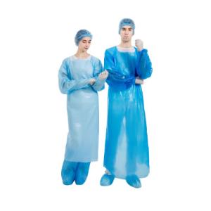 FDA Disposable CPE Gown , 510K CPE plastic gown