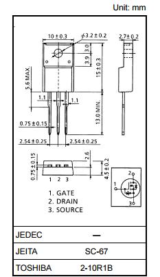 2SK2700 electrical ic MOS Type Chopper Regulator , DC - DC Converter