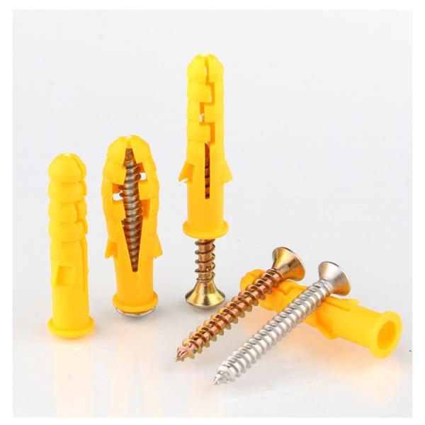 Buy Plastic Drywall Wall Anchors Nylon Wall Plug Anchor With Self Tapping Screws For Plasterboard at wholesale prices