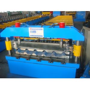 Quality Construction Wall / Roof Panel Roll Forming Machine With Touch Screen PLC Control System for sale