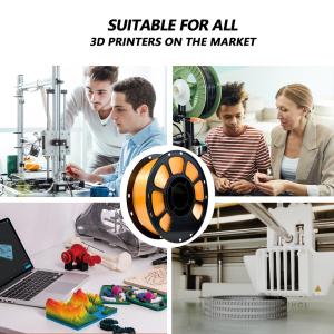 iBOSS PLA+ Filament 100% Bubble Free Toughness Enhanced Glitter Orange For 3D