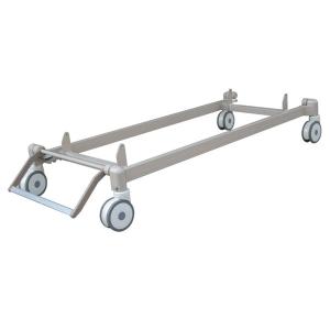China Central Brake System Medical Grade Casters 6 Inch Aluminum Alloy on sale