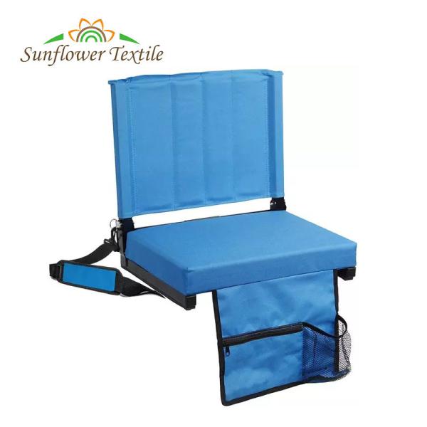 Buy 42.5x33x41cm Folding Stadium Chair 600D Polyester Stadium Bleacher Seat Outdoor at wholesale prices