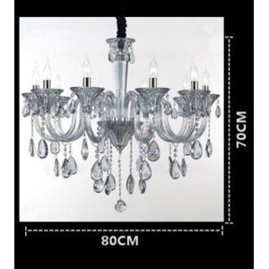 Purple chandelier K9 crystal for Living room Bedroom Lamp (WH-CY-83)